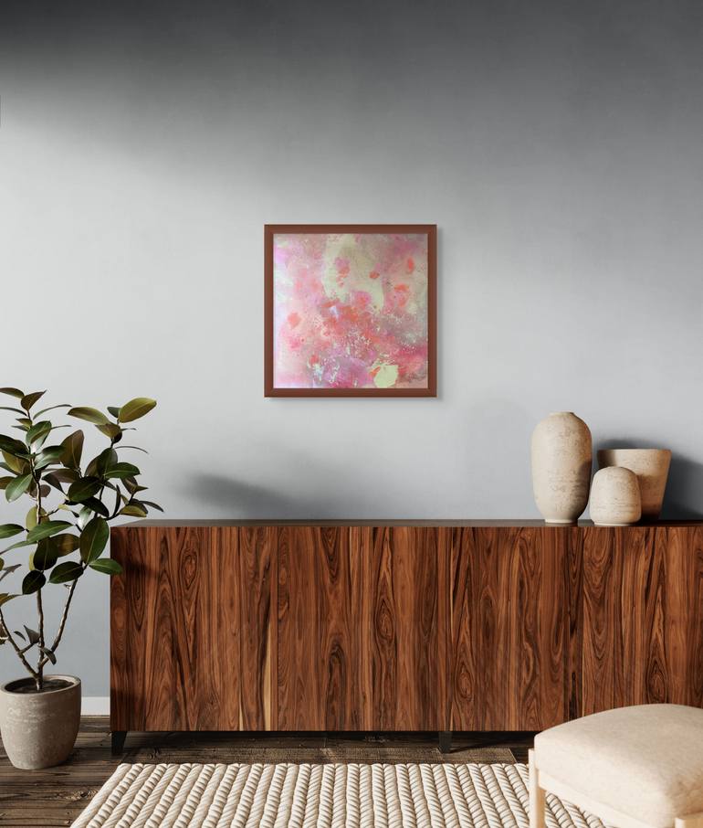 Original Abstract Expressionism Abstract Painting by Julia Poplawska