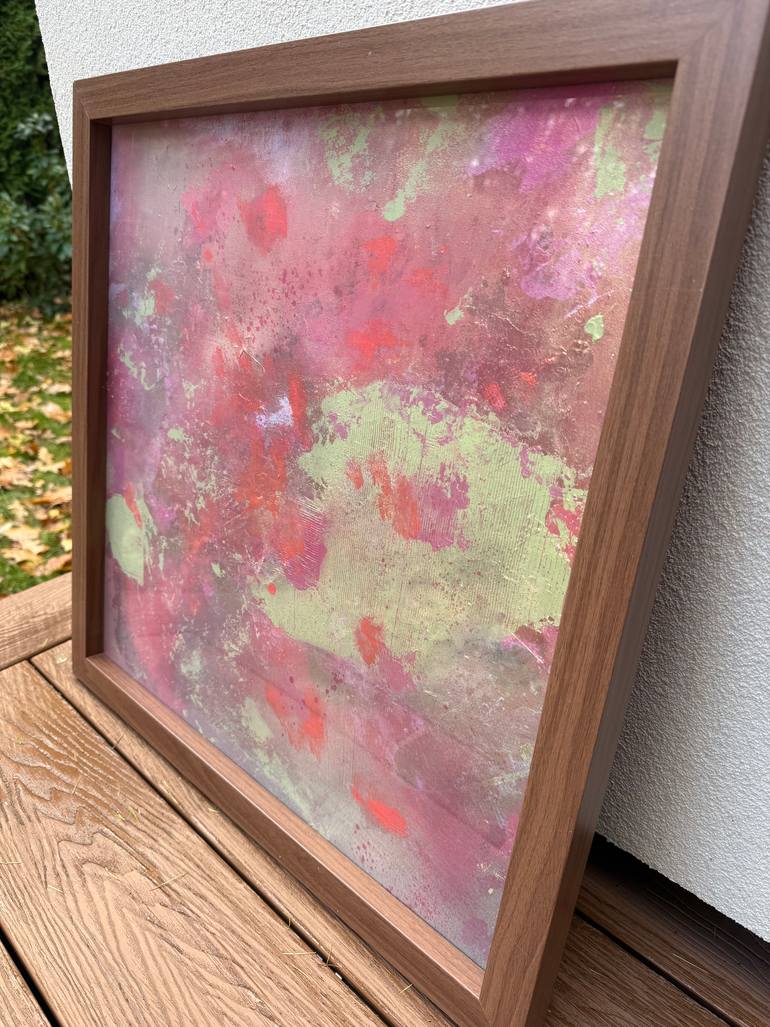 Original Abstract Expressionism Abstract Painting by Julia Poplawska