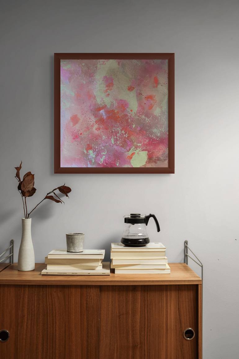 Original Abstract Expressionism Abstract Painting by Julia Poplawska