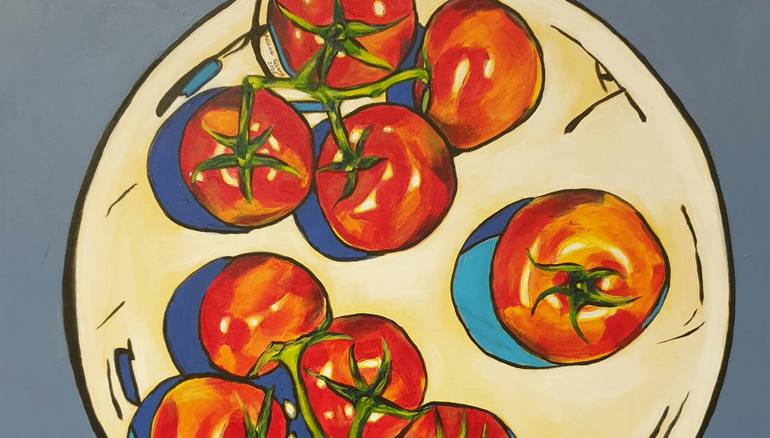 Original Realism Still Life Painting by Yanina Grabek