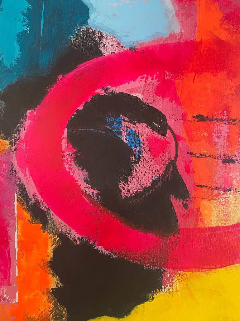 Original Abstract Expressionism Abstract Painting by Montse Maiquez