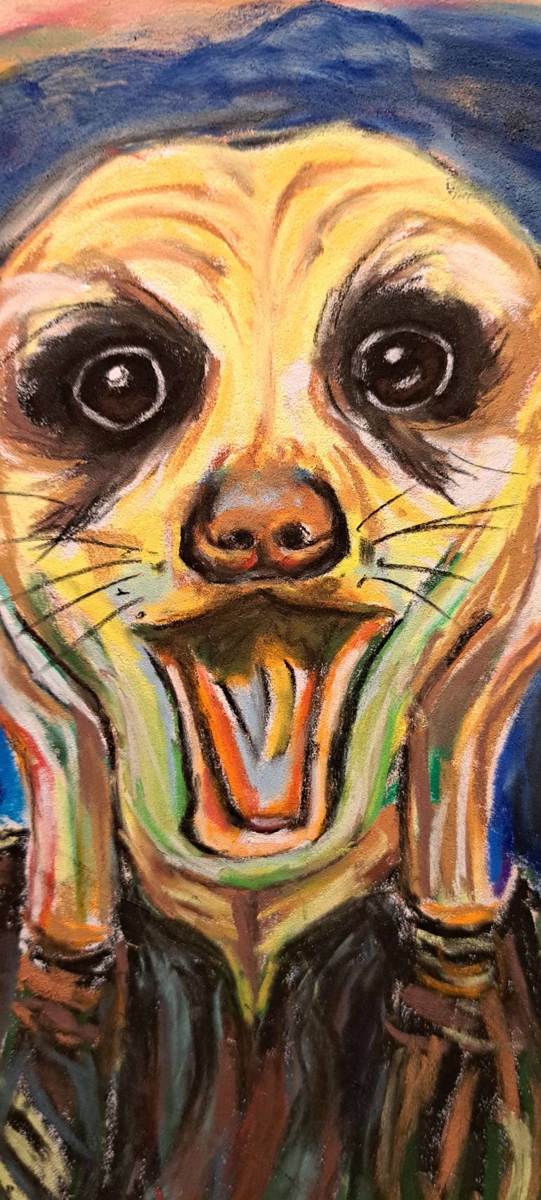 Original Abstract Expressionism Animal Mixed Media by Johann Greeff