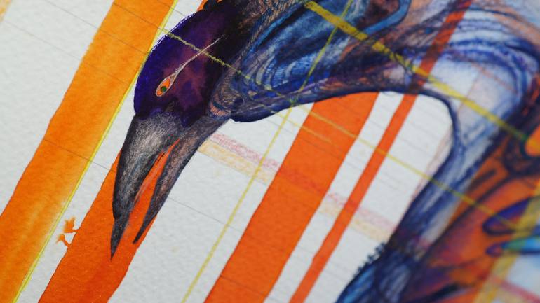 Original Abstract Expressionism Abstract Mixed Media by Francisco Orellana Lara