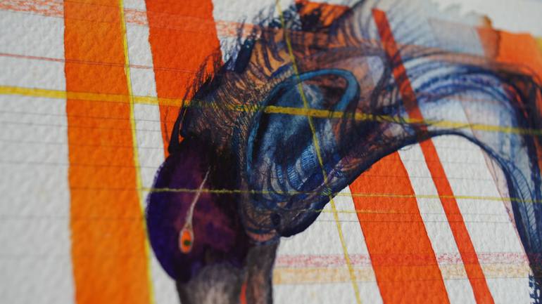 Original Abstract Expressionism Abstract Mixed Media by Francisco Orellana Lara
