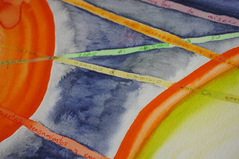 Original Abstract Expressionism Abstract Mixed Media by Francisco Orellana Lara