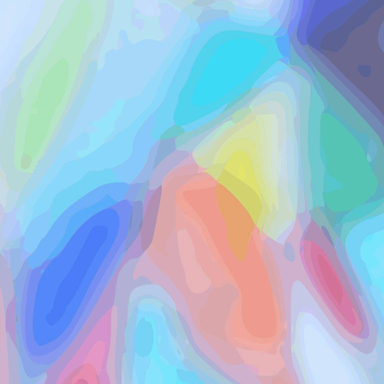 Original Abstract Expressionism Abstract Digital by Francisco Orellana Lara