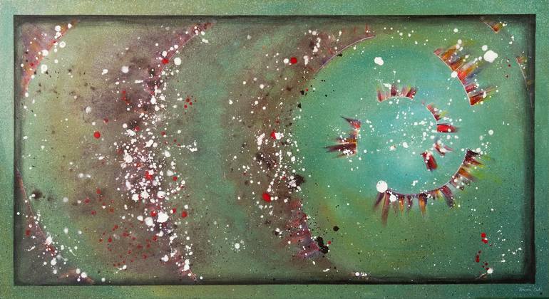 Original Abstract Painting by Razvan Dale | Abstract Art on Canvas | The Way Back Home