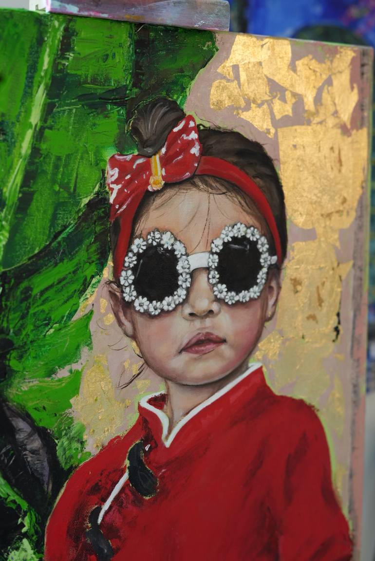 Original Realism Children Painting by Corey Mcgovern