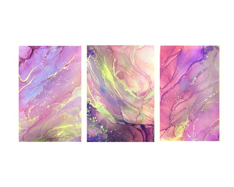 Original Abstract Painting by Pragati Sharma | Abstract Art on Paper | The magic of going with the flow