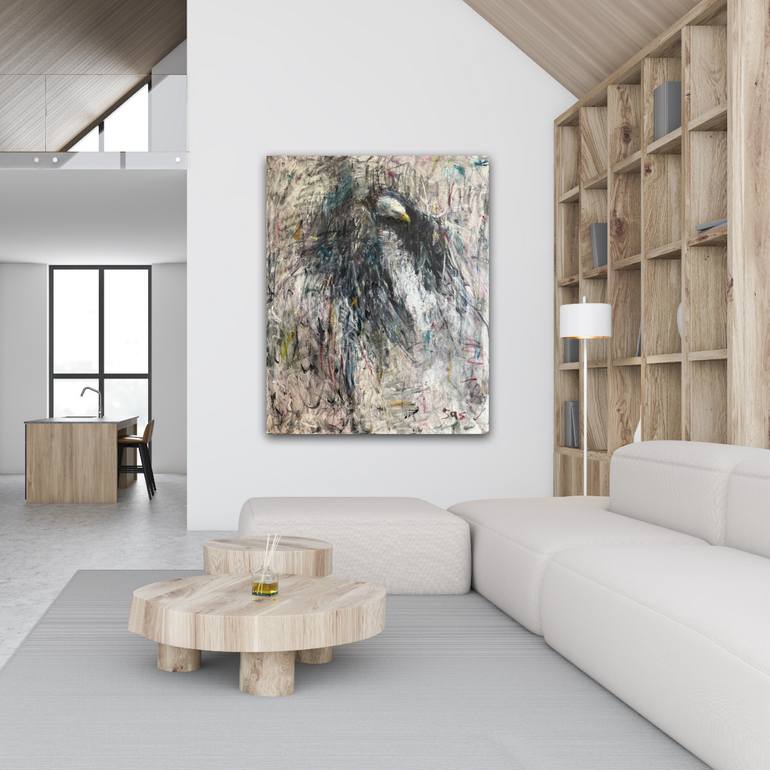 Original Expressionism Abstract Painting by Liubou Sas