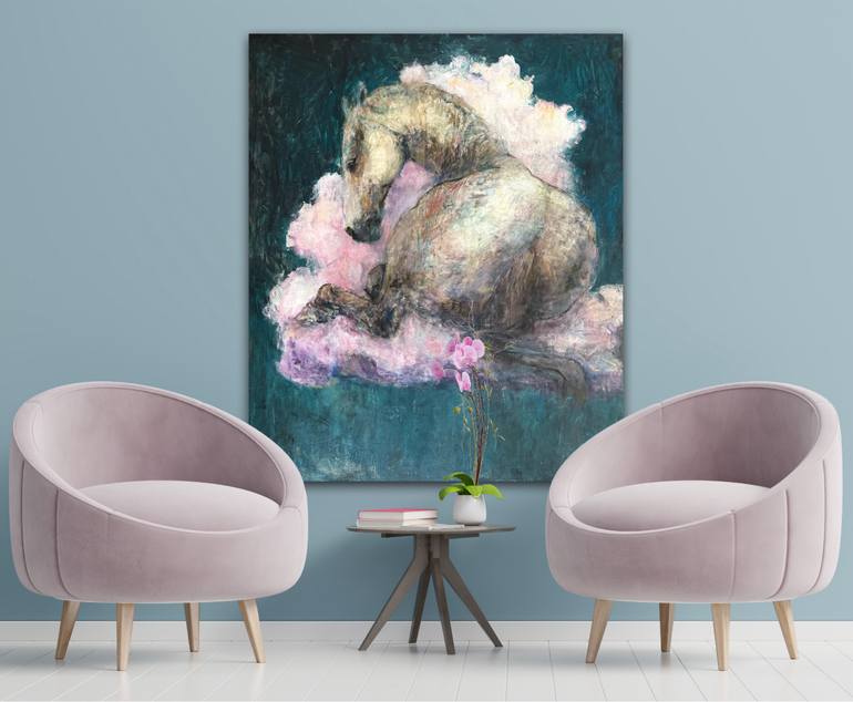 Original Contemporary Animal Painting by Liubou Sas