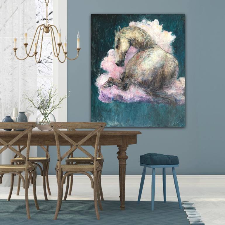Original Contemporary Animal Painting by Liubou Sas