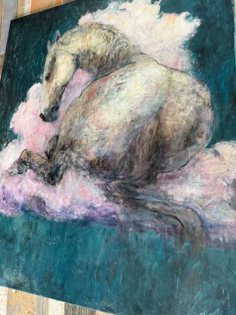 Original Contemporary Animal Painting by Liubou Sas