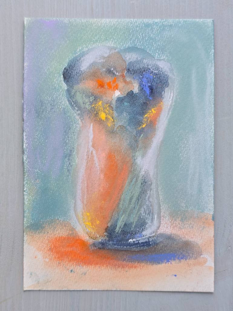 Original Abstract Still Life Painting by Kotryna Konceviciute