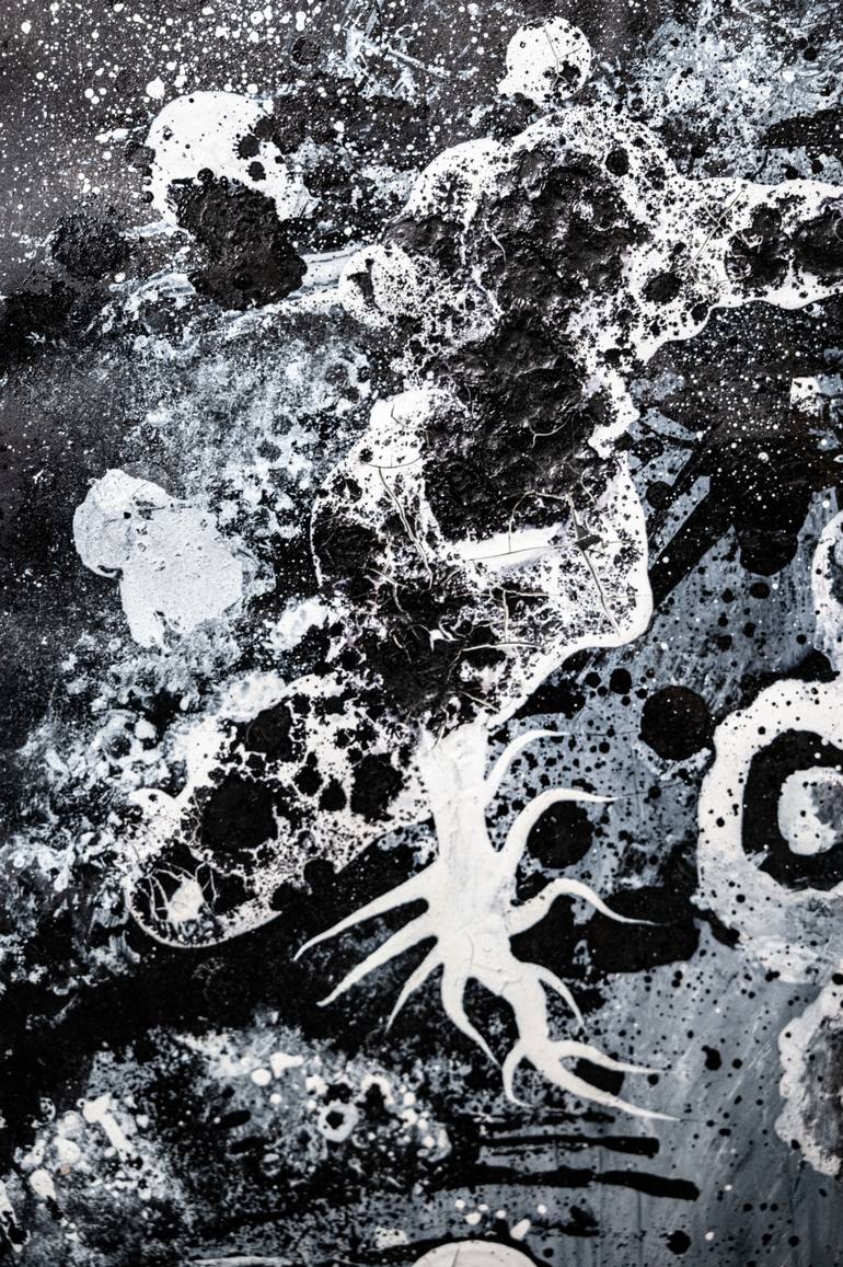 Original Abstract Expressionism Abstract Painting by Gino Henry Jose