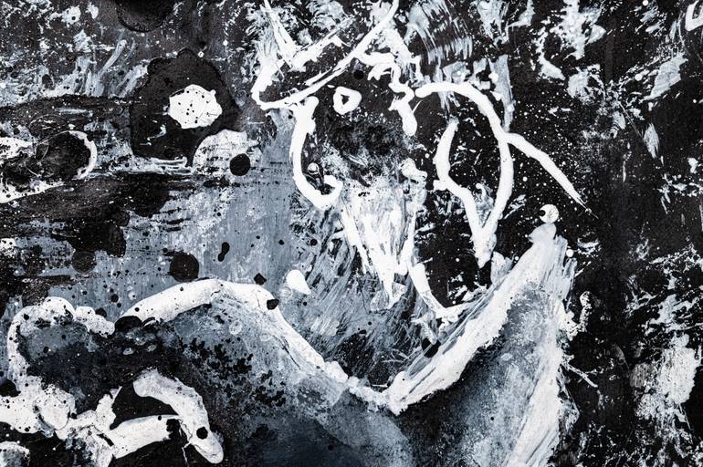 Original Abstract Expressionism Abstract Painting by Gino Henry Jose