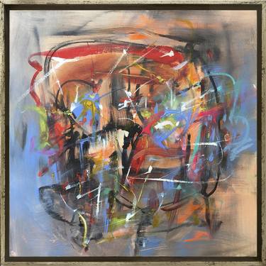 Original Abstract Expressionism Abstract Paintings by Hernan Paravic