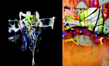 Original Abstract Paintings by Hernan Paravic