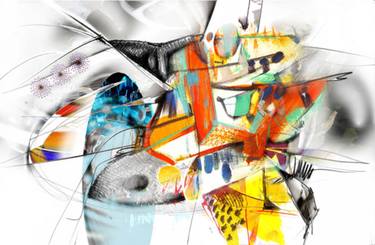 Original Abstract Paintings by Hernan Paravic