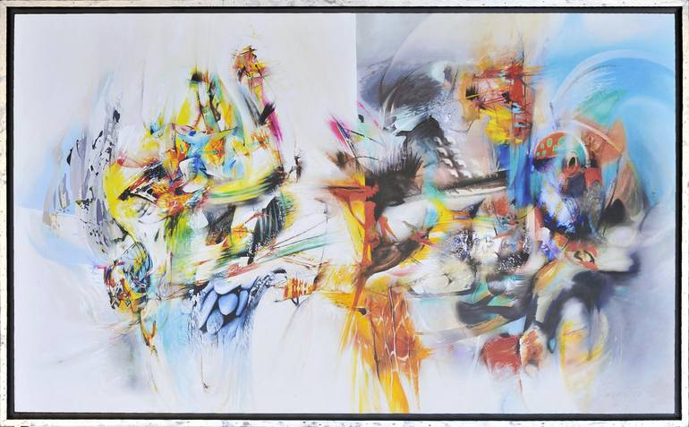 Positive Polarity 2022 - 1 Painting by Hernan Paravic | Saatchi