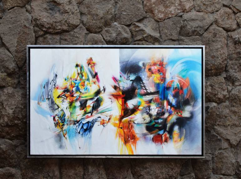 Positive Polarity 2022 - 1 Painting by Hernan Paravic | Saatchi