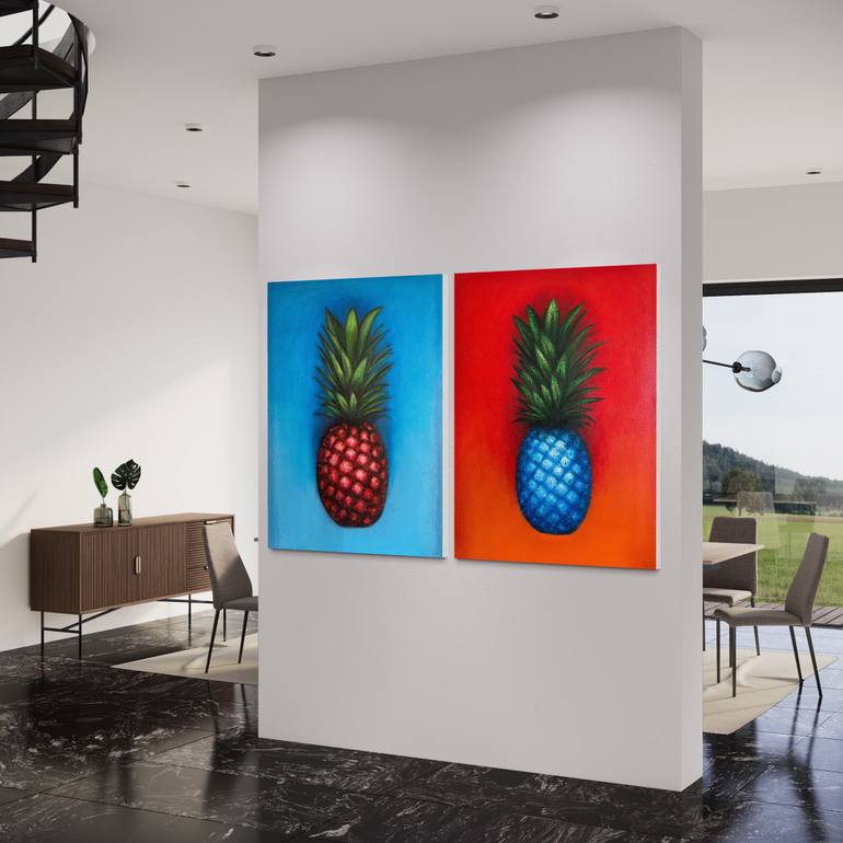 Original Abstract Food & Drink Painting by Violetta Karras