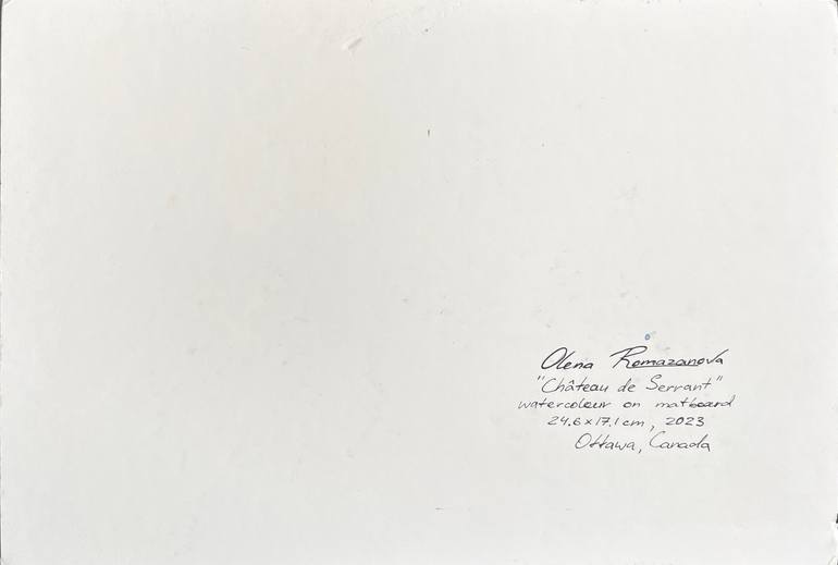 Original Romanticism Architecture Painting by Olena Romazanova
