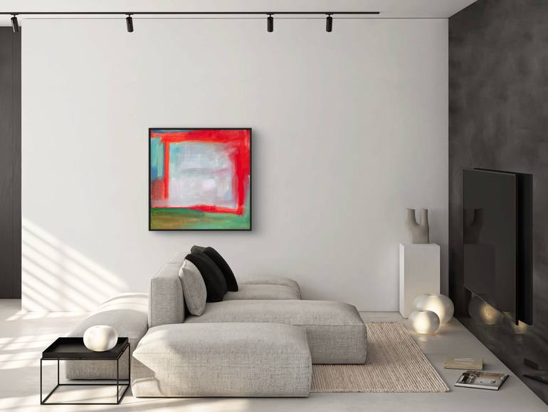 Original Conceptual Abstract Painting by Anna Usacheva