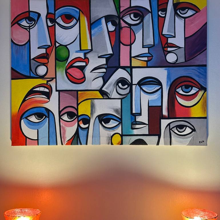 Original Contemporary Patterns Painting by Ryan Duk