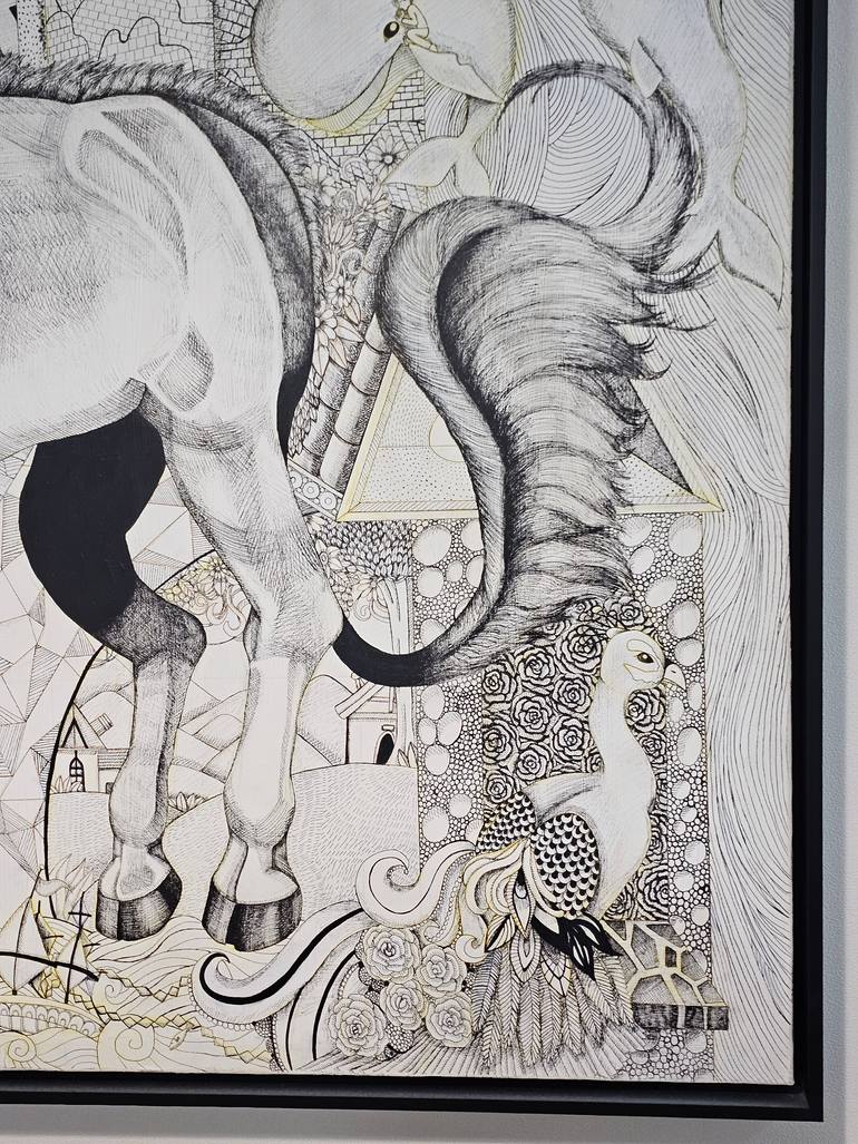 Original Contemporary Fantasy Drawing by Jion Tak
