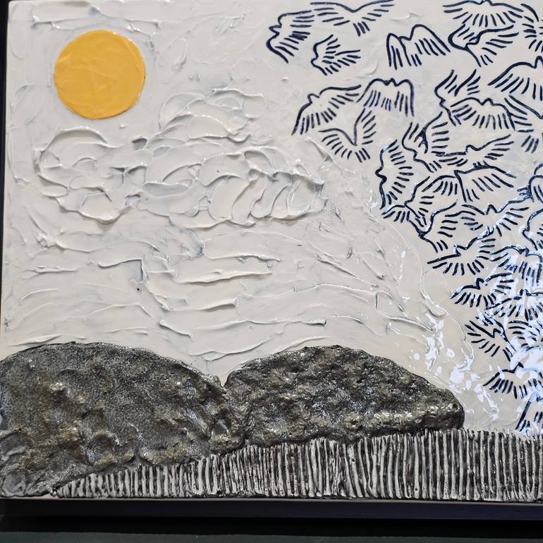 Original Contemporary Nature Mixed Media by Jion Tak