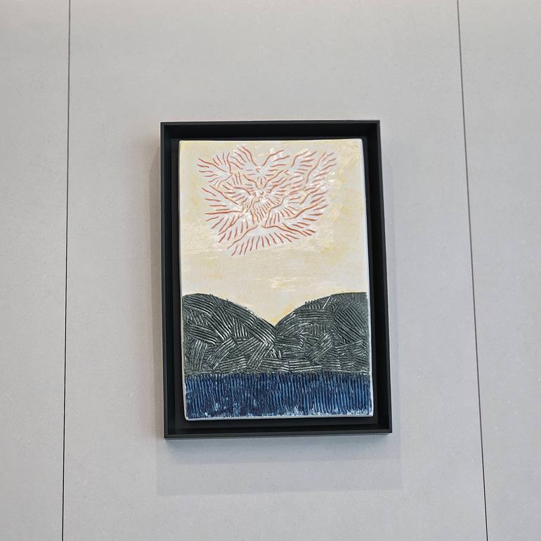Original Abstract Nature Mixed Media by Jion Tak
