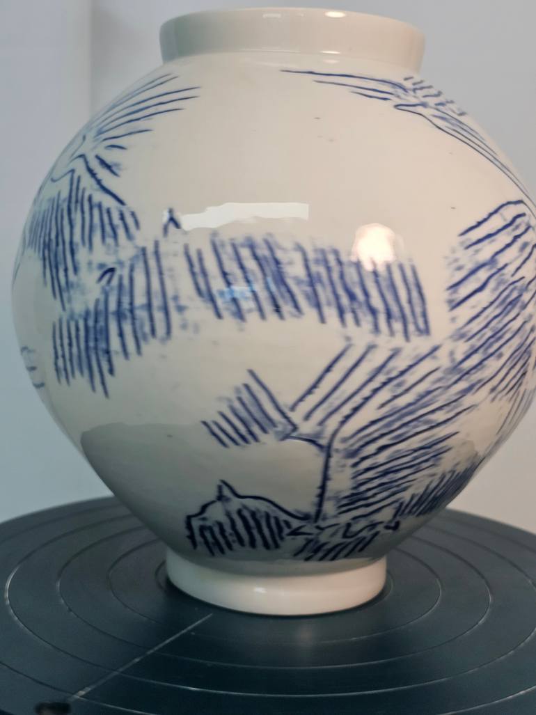 Original Conceptual Abstract Sculpture by Jion Tak