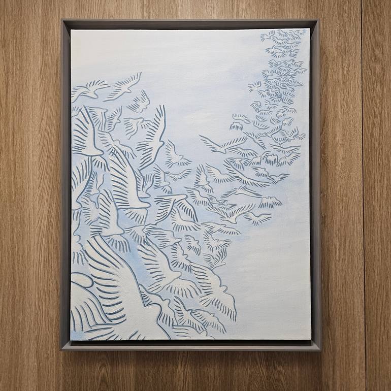 Original Contemporary Nature Painting by Jion Tak