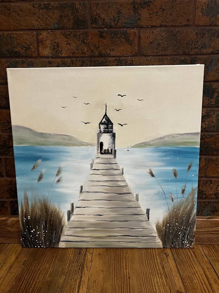 Original Impressionism Landscape Painting by Anna K