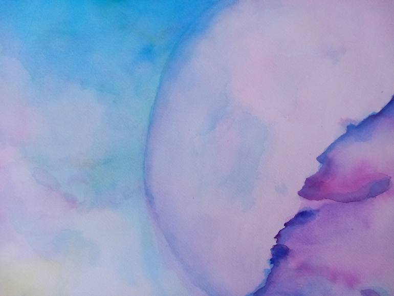 Original Abstract Expressionism Landscape Painting by Lucia Luce