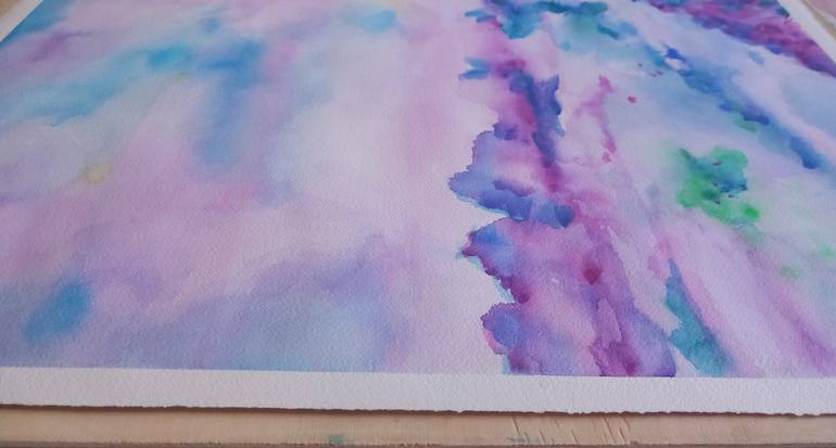 Original Abstract Expressionism Landscape Painting by Lucia Luce