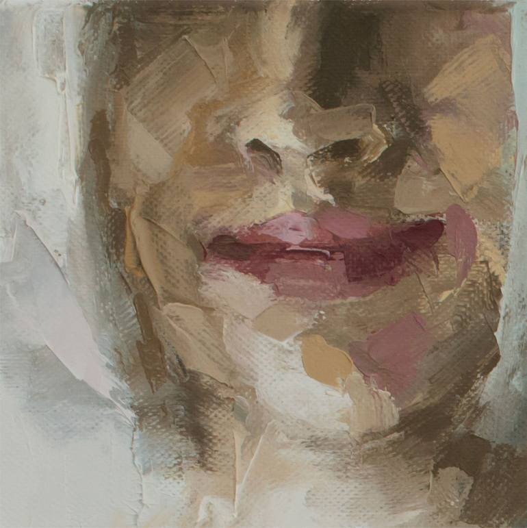 Original Impressionism Women Painting by Eva Mili