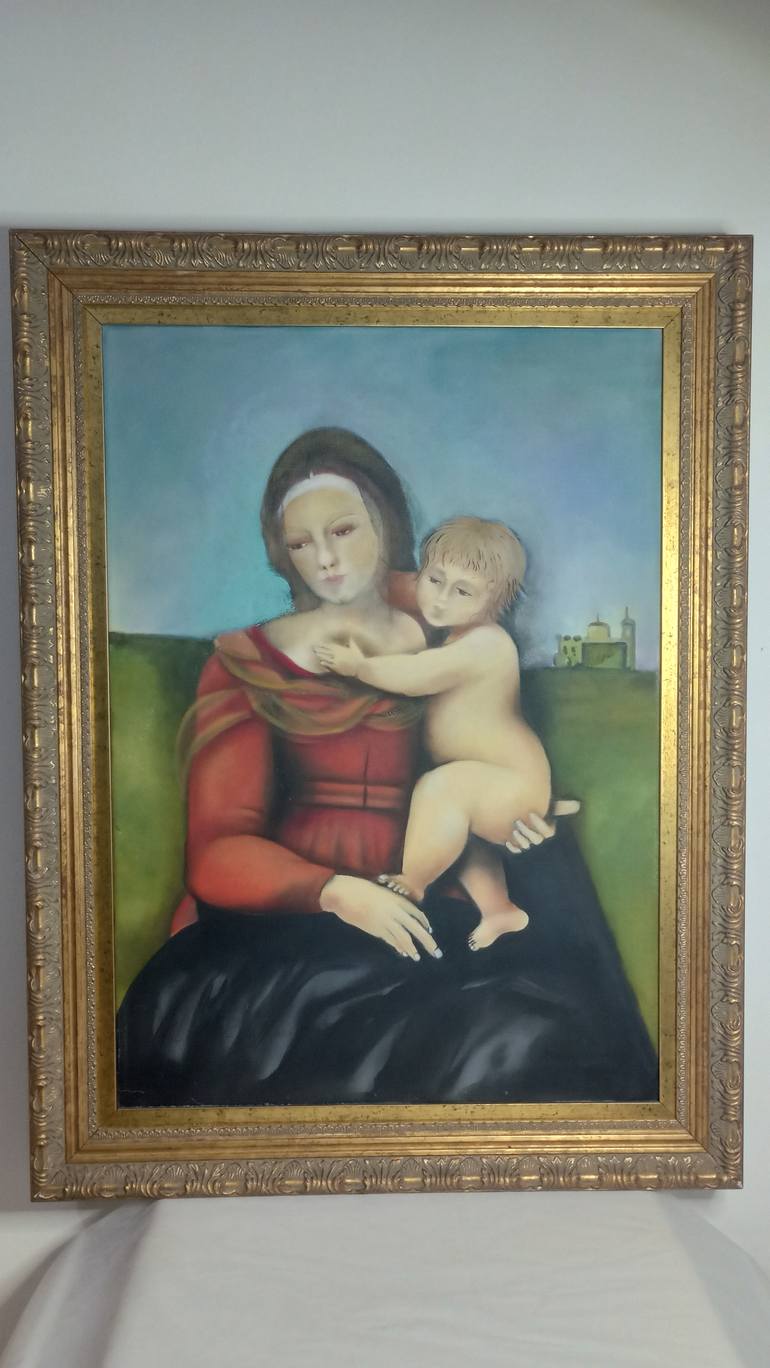 Original Neoclassicism Family Painting by Guilherme Bardemaker