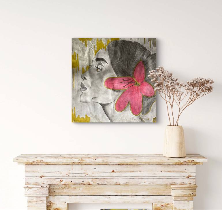 Original Contemporary Women Drawing by Shesher Panday