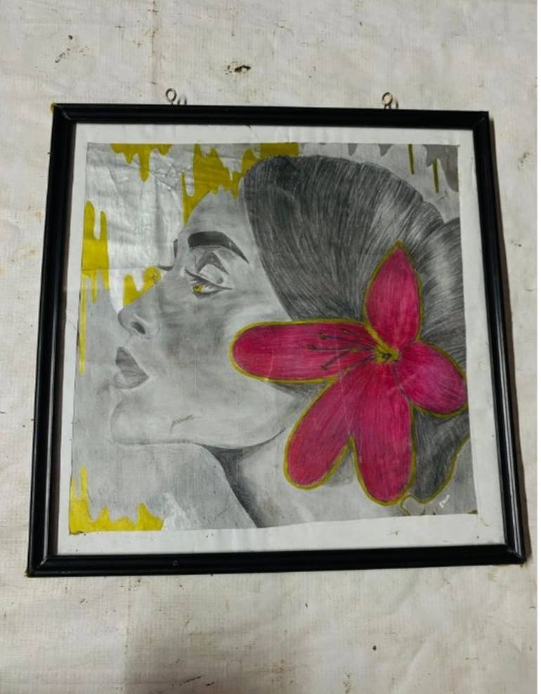 Original Contemporary Women Drawing by Shesher Panday