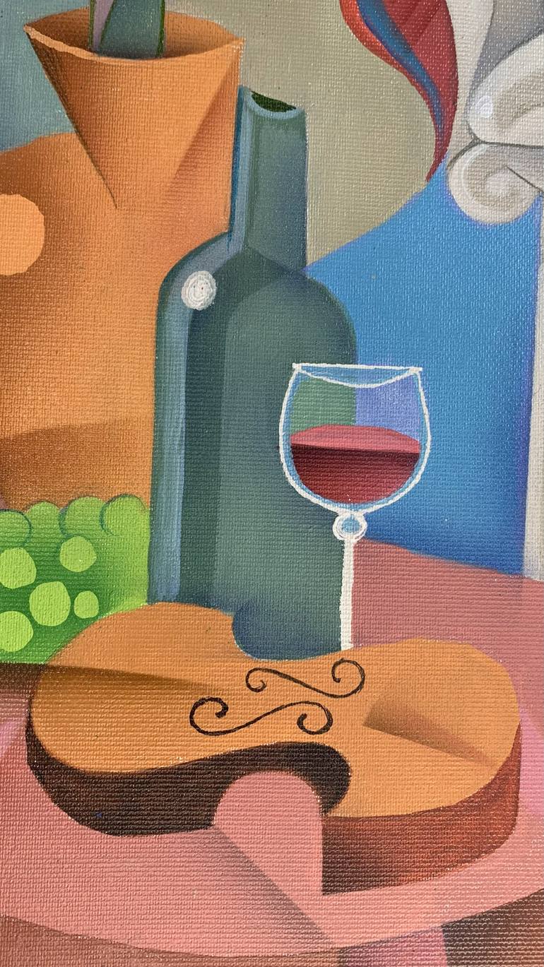 Original Modernism Still Life Painting by Attila Boros