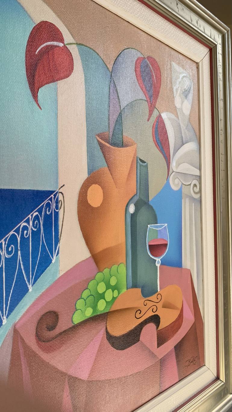 Original Modernism Still Life Painting by Attila Boros
