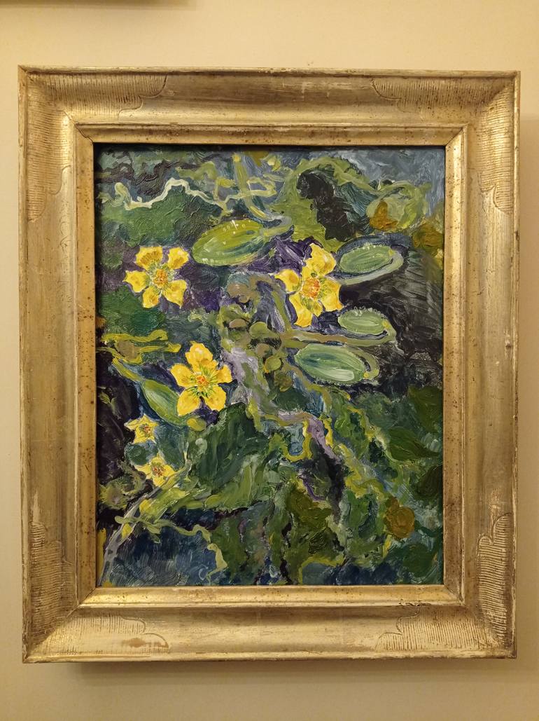 Original Impressionism Botanic Painting by Milla Dereniuk