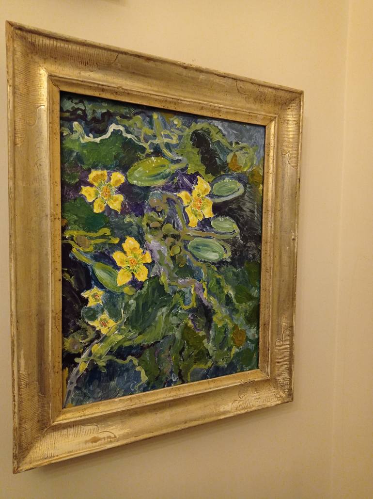 Original Impressionism Botanic Painting by Milla Dereniuk