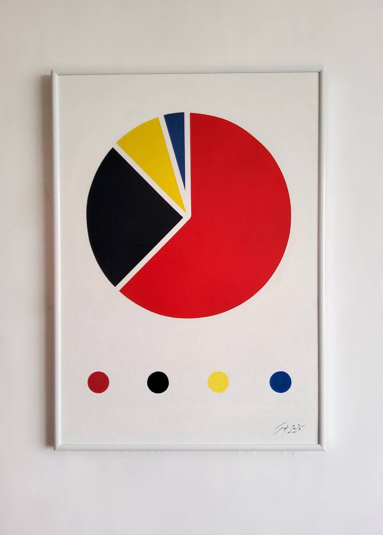 Original Abstract Science/Technology Painting by Oksana Shatalova
