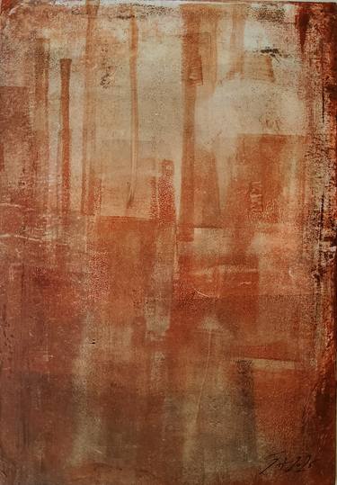 Original Modernism Cities Printmaking by Oksana Shatalova