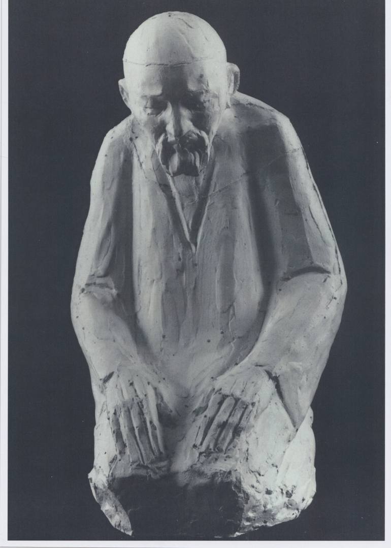 Original Portraiture People Sculpture by Yesken Sergebayev
