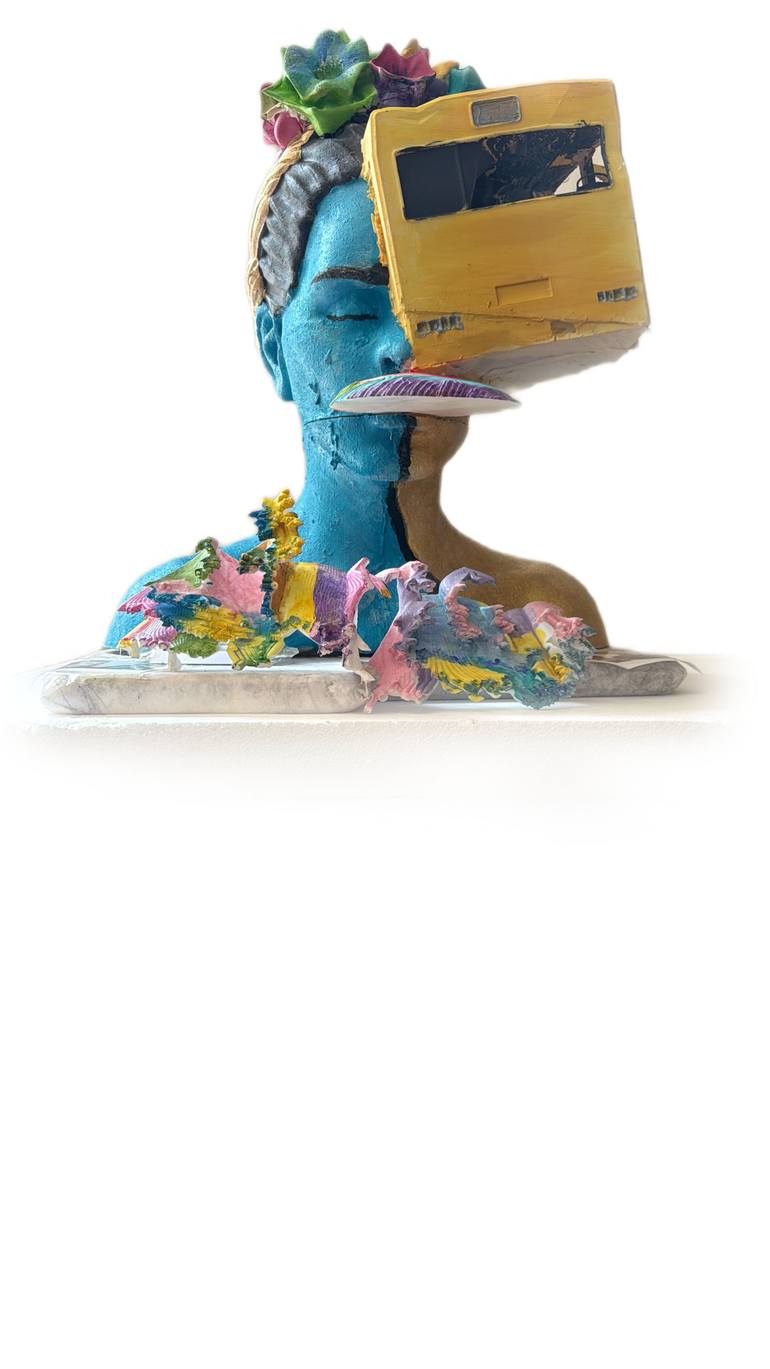 Original Conceptual Abstract Sculpture by Imregun Erturk