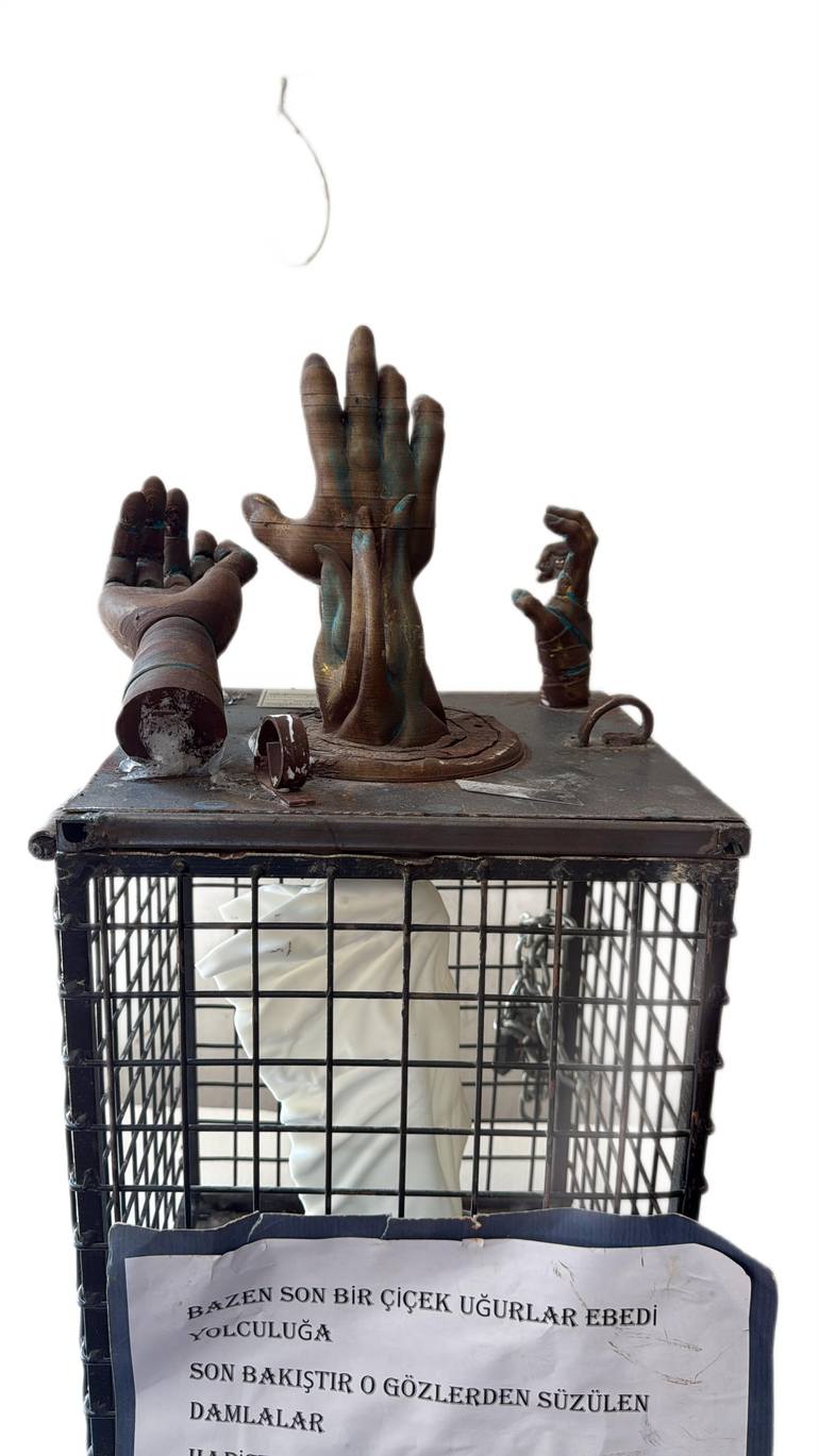 Original Conceptual Abstract Sculpture by Imregun Erturk